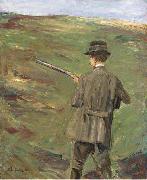 Max Liebermann Hunter in the dunes painting